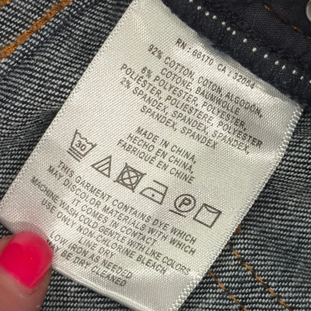 Pilcro and the Letterpress Womens Dark Wash Skinny Jeans Indigo Stretch Denim